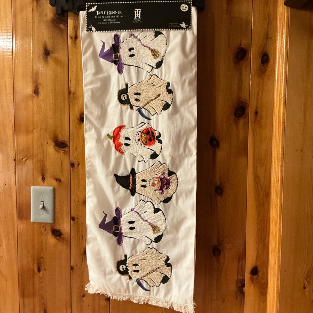 Total Home 14” x 72” Halloween Ghost Table Runner